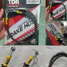 Selang Slang Rem TDR Depan 35 Inci 90 cm Carbon Brake Hose TDR 35inci Karbon Semua Motor Universal