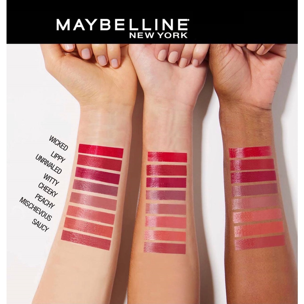 New Maybelline Superstay Vinyl Ink - Liquid Lipstik Lipstick Make Up Lip Original MAYBELLINE 100%