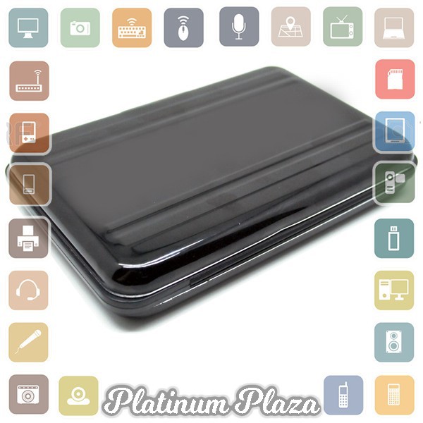 Kotak Metal Penyimpan SD &amp; Micro SD 8 Slot - Black/Black`6B75HE-