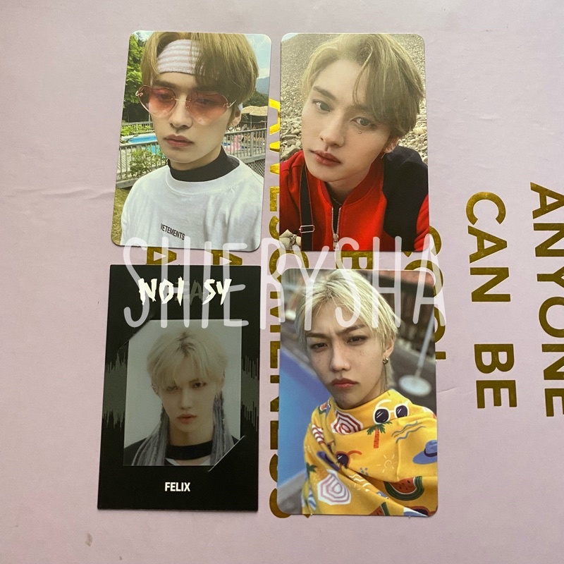 WTS STRAY KIDS NOEASY LEEKNOW FELIX DOUBLE SIDE DS LINO FRAME