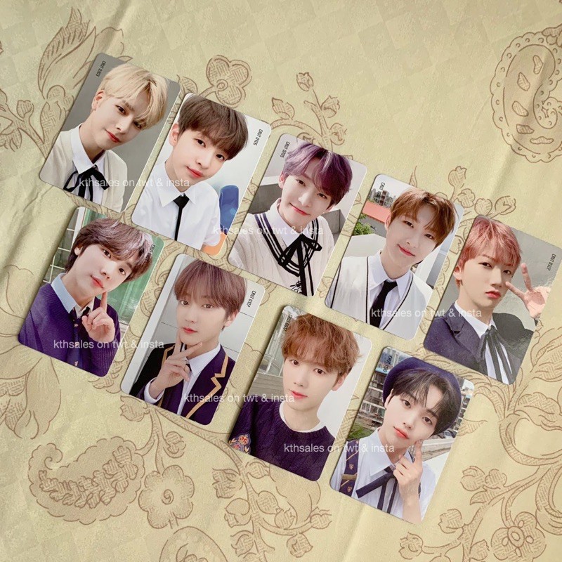 cravity – cloud9 md photocard; allen serim jungmo woobin wonjin seongmin taeyoung hyeongjun minhee