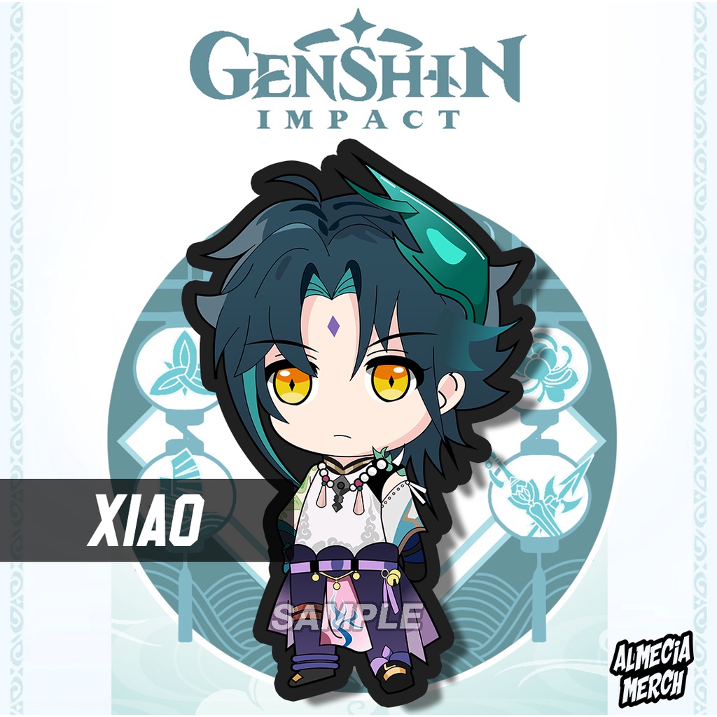 Keychain Xiao Genshin Impact / Gantungan Kunci Genshin Impact / Ganci Xiao