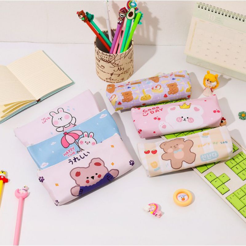 TEMPAT PENSIL MOTIF LUCU/ KOTAK PENSIL MOTIF