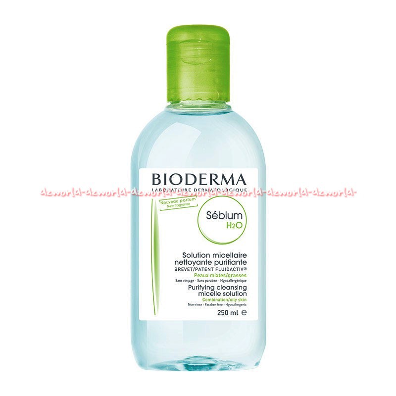 Bioderma H2O Sebium 250ml Pembersih Makeup Untuk Kulit Berminyak dan Kombinasi Bio Derma Penghapus Make Up Make Up Remover 250 ml