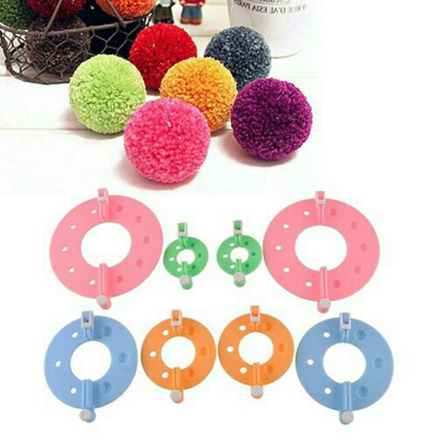 Pom Pom Maker / Alat Membuat Pom Pom - ANK