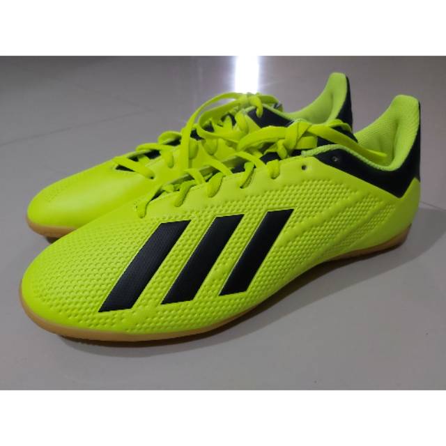 Sepatu futsal ori Adidas X Tango 18.4 in Syellow Black (still new)