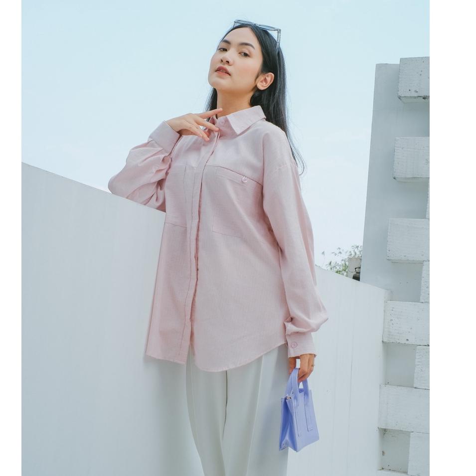 Paling Diminati Mayoutfit Sovyza Shirt / Atasan Kemeja Wanita Formal