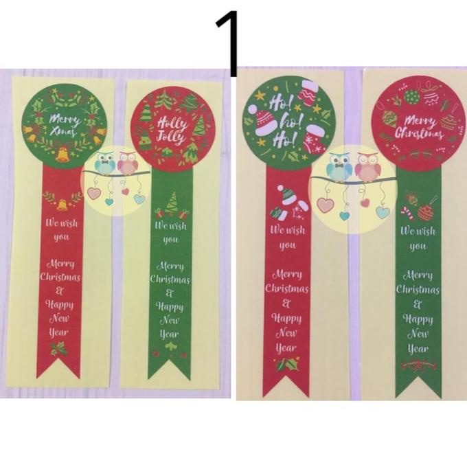 

sticker segel natal/sticker natal/stiker toples/stiker christmas natal