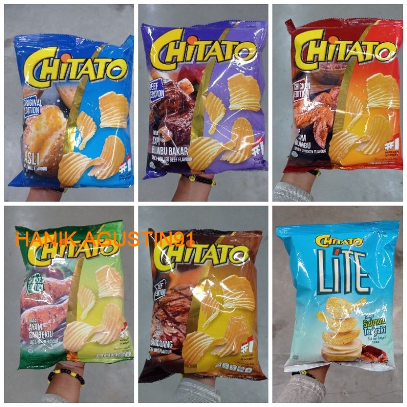 

Chitato Keripik Kentang All Variant 68g / Snack Kentang Chitato 68gr