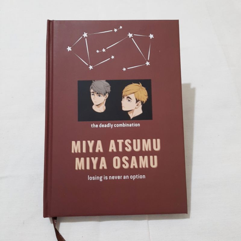 

(PO) HAIKYUU Notebook Miya Brothers/Twins Atsumu Osamu A5 Hardcover