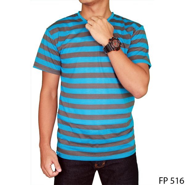 Kaos Keren Anak Remaja Katun Biru – Abu – FP 516