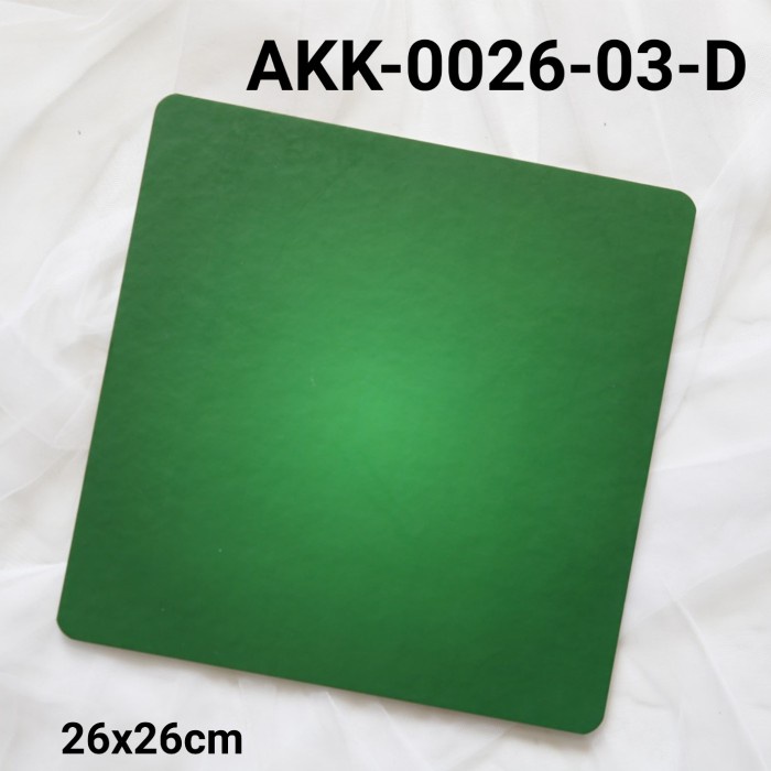 

GR-AKK-0026-03 CAKE BOARD TATAKAN ALAS KUE KOTAK 26CM BASIC POLOS TERMURAH