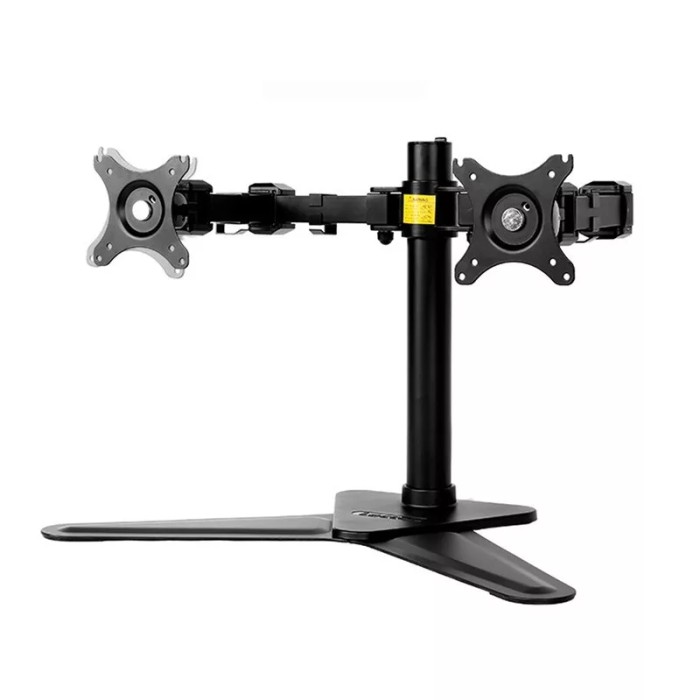 BRACKET STAND MEJA DUAL MONITOR 14-27 INCI