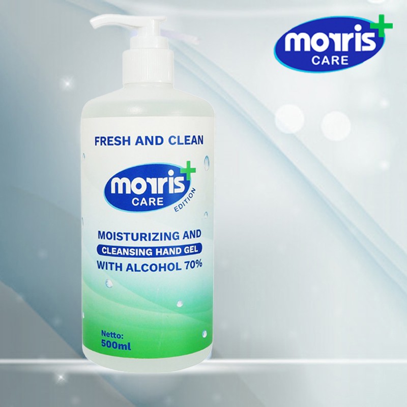 Hand Sanitizer Morris Care Moisturizing and Cleansing Gel Pump - 500 ml