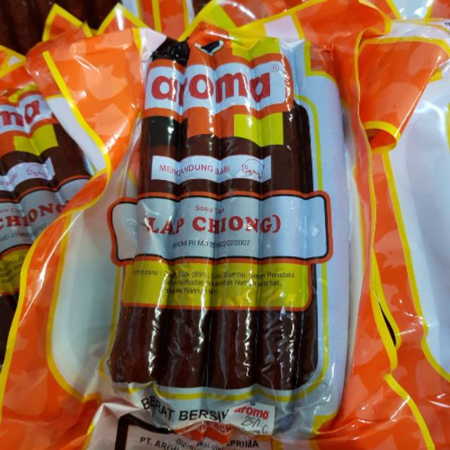 

√ MURAH √ AROMA LAPCHIONG / LAPJIONG / LAPCIONG / LAPTJIONG SOSIS BABI CINA PACKING 250gr