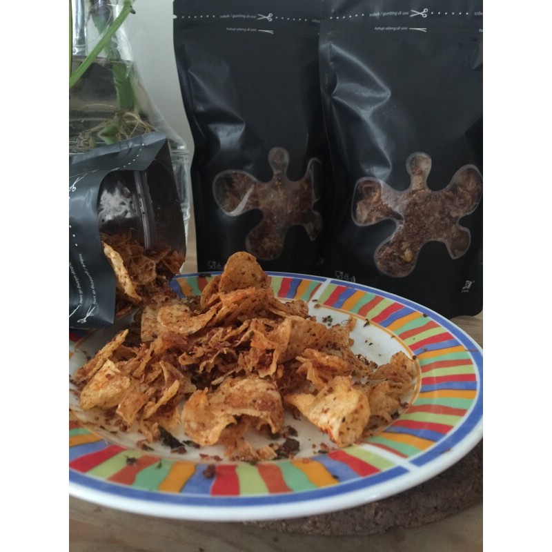 

keripik kentang pedas ebi