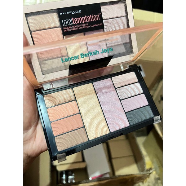 MAYBELLINE Total Temptation Eyeshadow + Highlight Palette