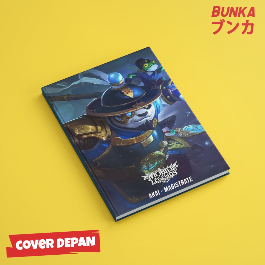 

Notebook Mobile legends Akai Magistarte Hardocover A5 Buku tulis catatan Notes Agenda planner Jurnal