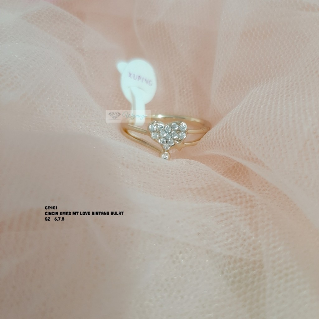 Cincin Xuping Mt Love Bintang Bulat CE401 CP259