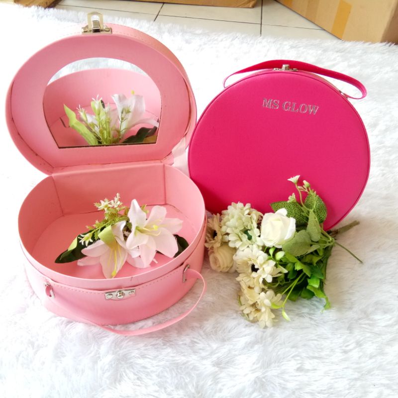 Box Kosmetik MS Glow Bulat 22cm