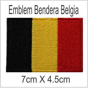 Belgia Emblem Bordir Badge