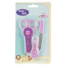 BABYSAFE Manicure Set - Gunting Kuku Bayi - Baby Nail Clipper - baby safe