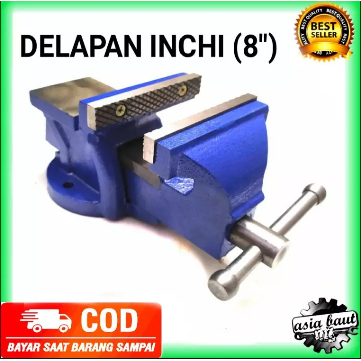 Ragum 8 inch Catok Paron Besi 8" 4' 3' inch Vice Table YUKIDO