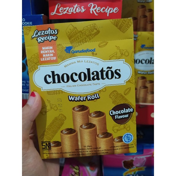 

Chocolatos Wafer Stick Coklat box 24pcs