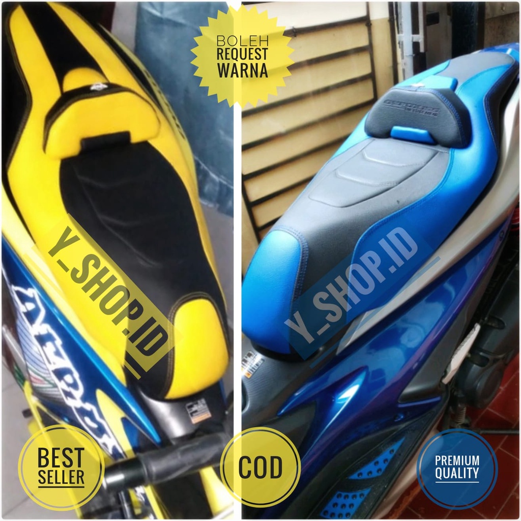 Kulit Sarung Jok Motor Variasi Yamaha Aerox 125 155 Cc Model Eropa Terlaris