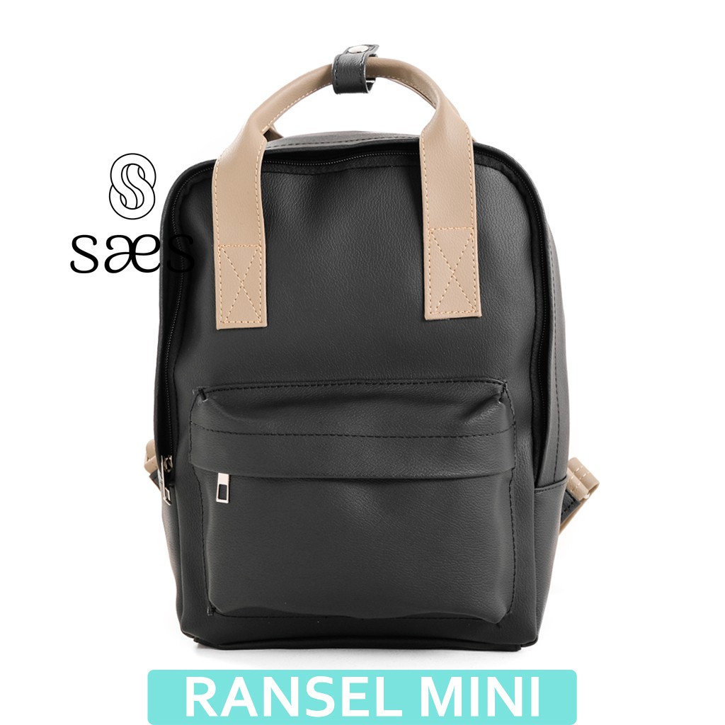 Tas Ransel Mini stylish Paud Sekolah Kuliah Kerja Trendy Korea Backpack Gelay Teratai Murah Teratai saes store 003