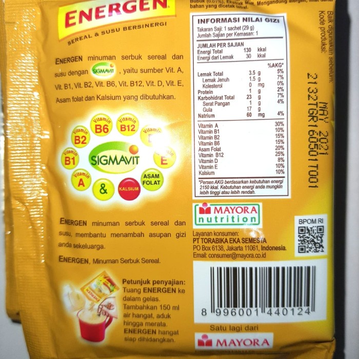

Ds2011Z Energen Vanila 29 Gr X 10 Sacet Xz20X1Z11