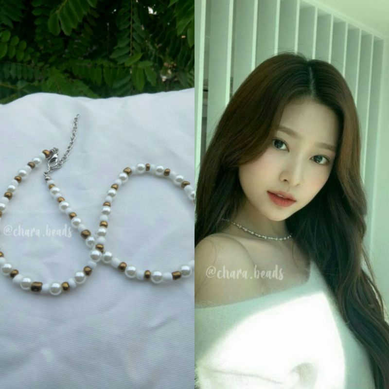 kim minju accessories // gelang, kalung kim minju