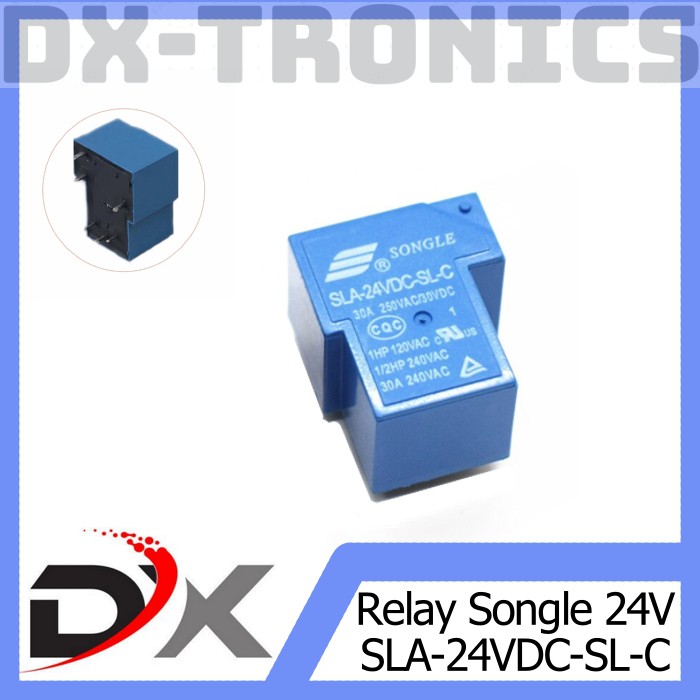 Relay Songle SLA-24VDC-SL-C 24V 30A Relay Kodok