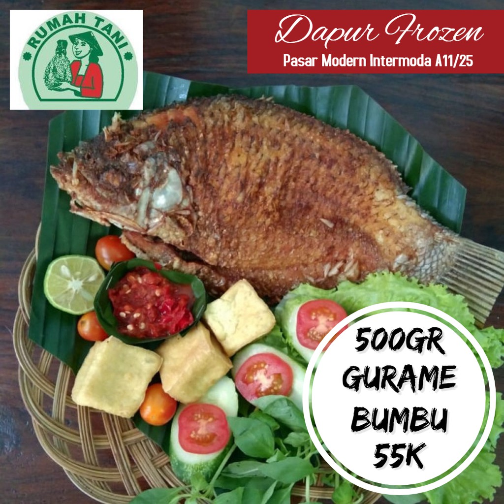 

Gurame Bumbu 500gr Frozen