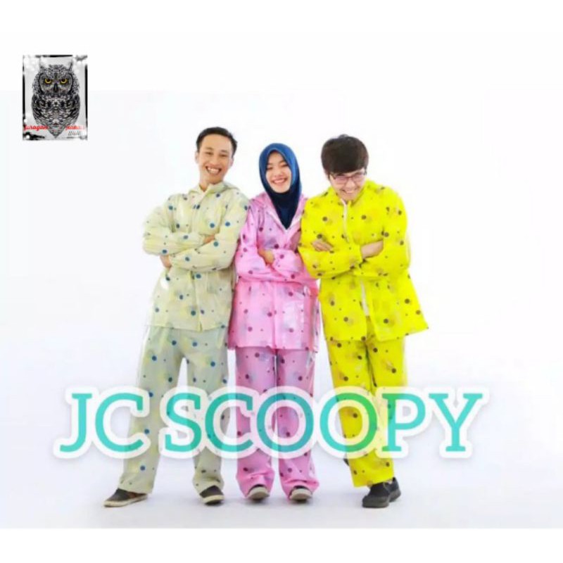 jas hujan merk Scoopy kuat dan tebal