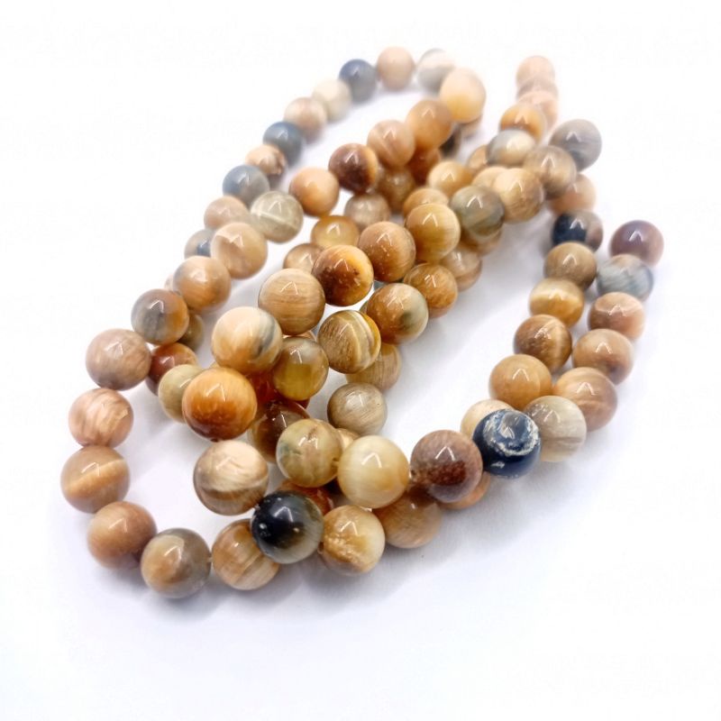 Manik Batu Tiger Eye Kuning