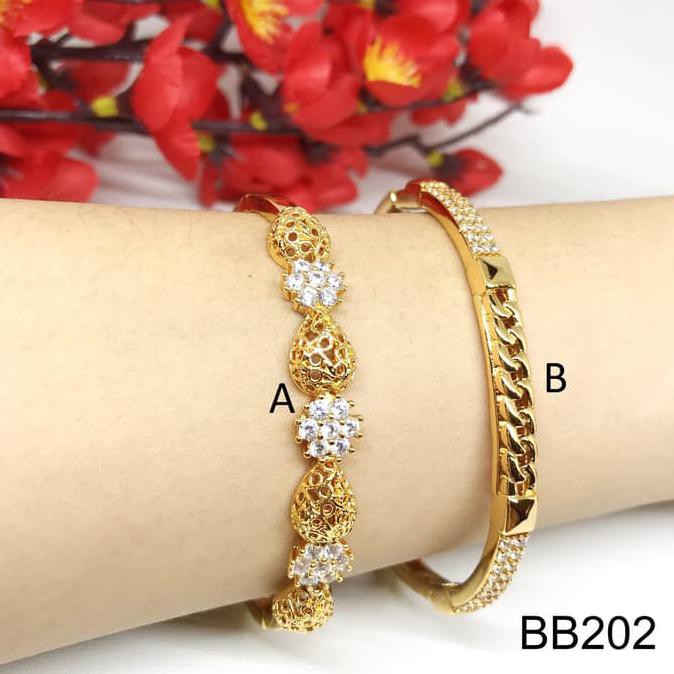 promo Gelang Bangle Xuping Batu Cubic Zirconia - BB202