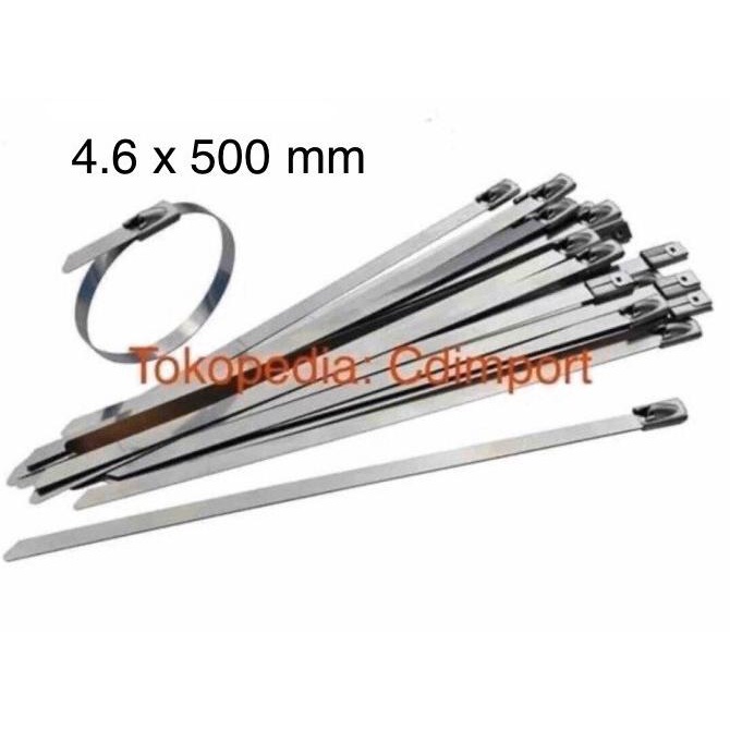 

Office & Stationery | Document Organizer | Stainless Cable Ties - Kabel Tis Stainless 4.6 X 500 Mm 50 Cm - 100Pcs | Best Seller