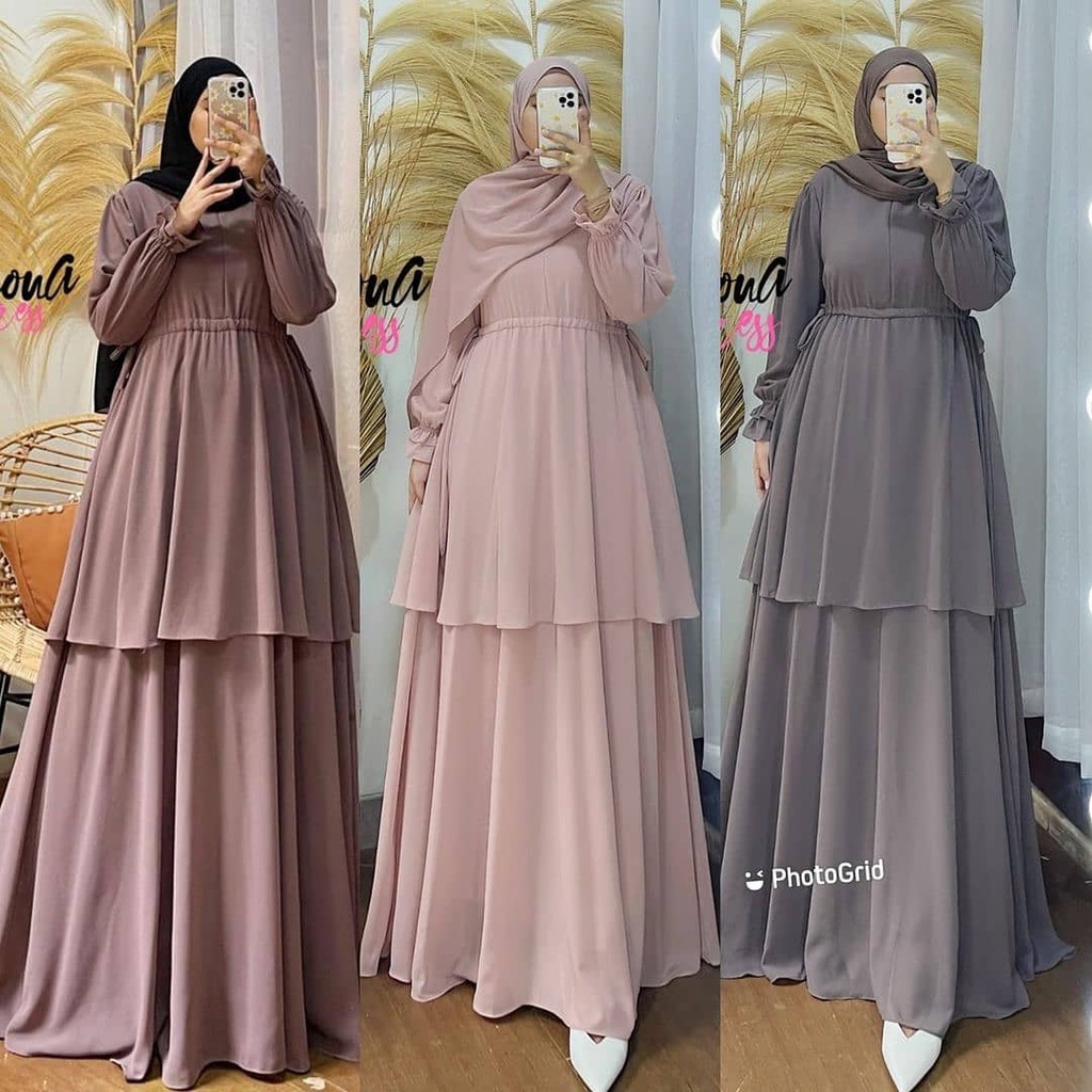 Baju Gamis Model Terbaru Bju Muslimah t Premium Jumbo Remaja Dewasa Games Gsmis Cewek Terbaru 2022 P