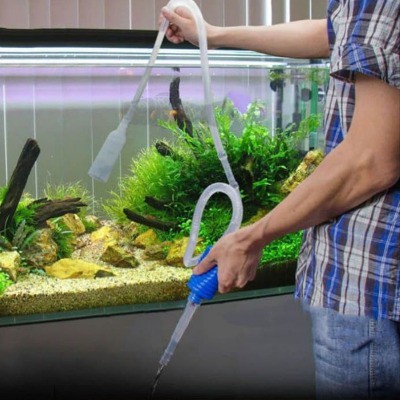 CLEANER PUMP SIPON ALAT PENGURAS KURAS SEDOT PENYEDOT AIR AQUARIUM-AQUASCQAPE