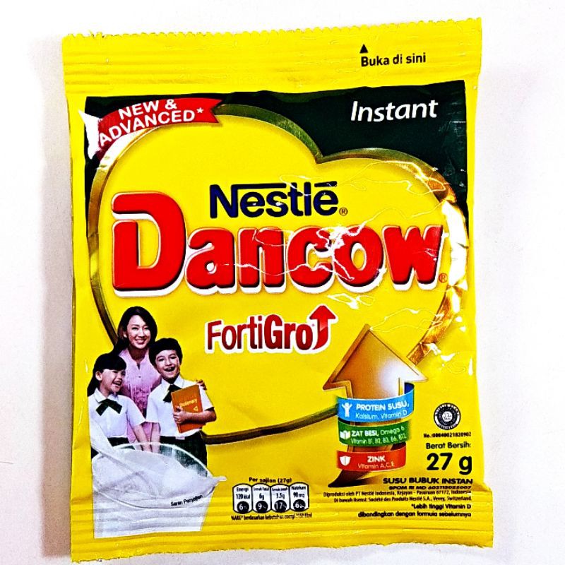 

Susu Bubuk Dancow Fortigro Sachet Vanila 27gr