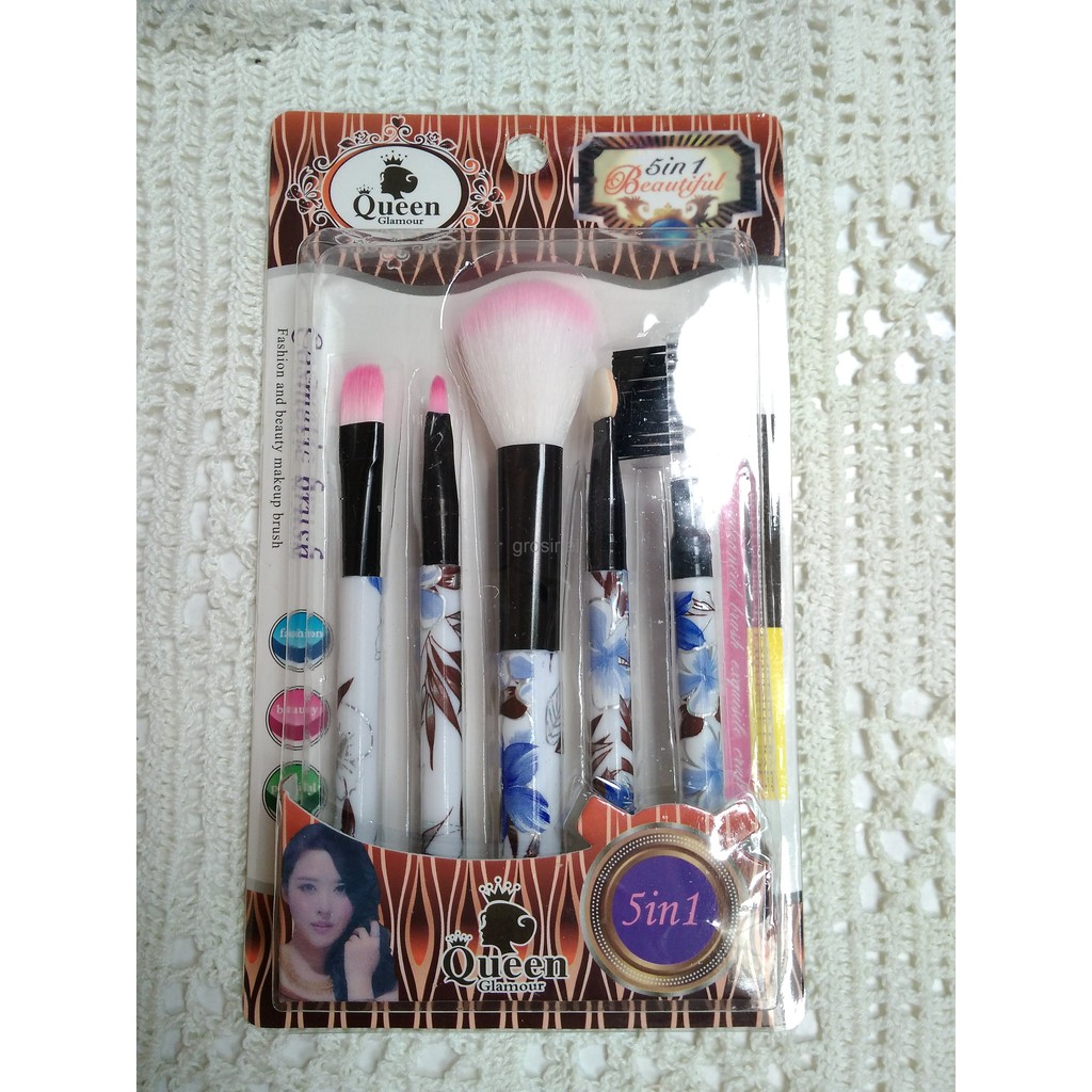 KUAS MAKEUP SET ISI 5 RGB Shopee Indonesia