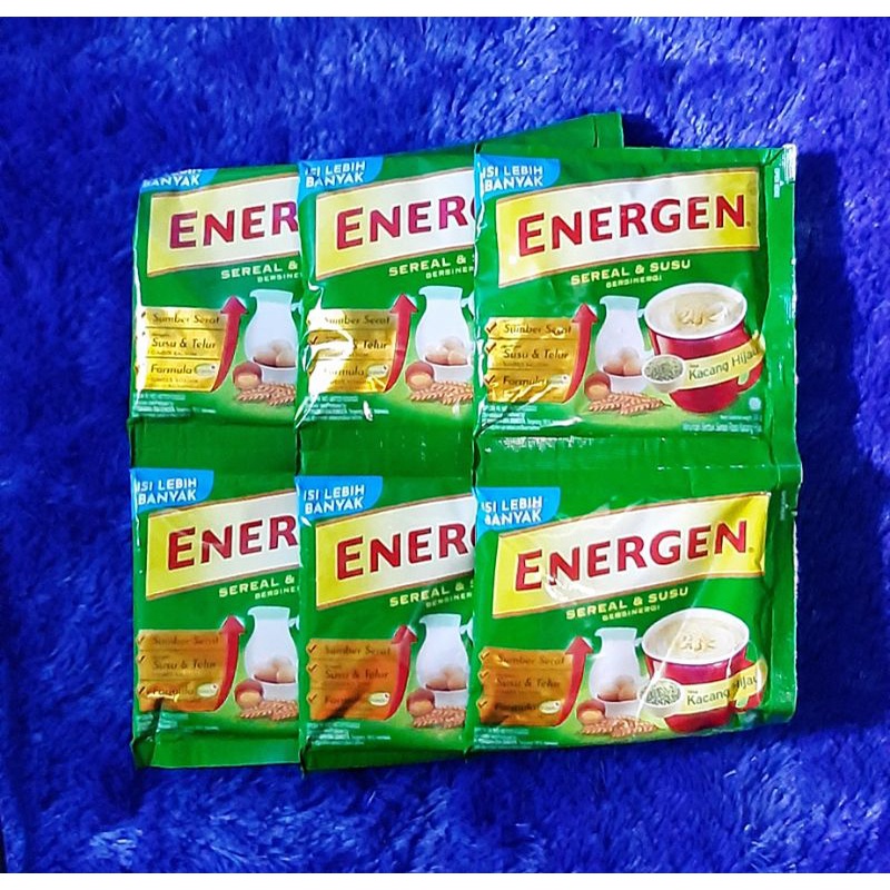 

energen kacang hijau sereal & susu @10 sachet