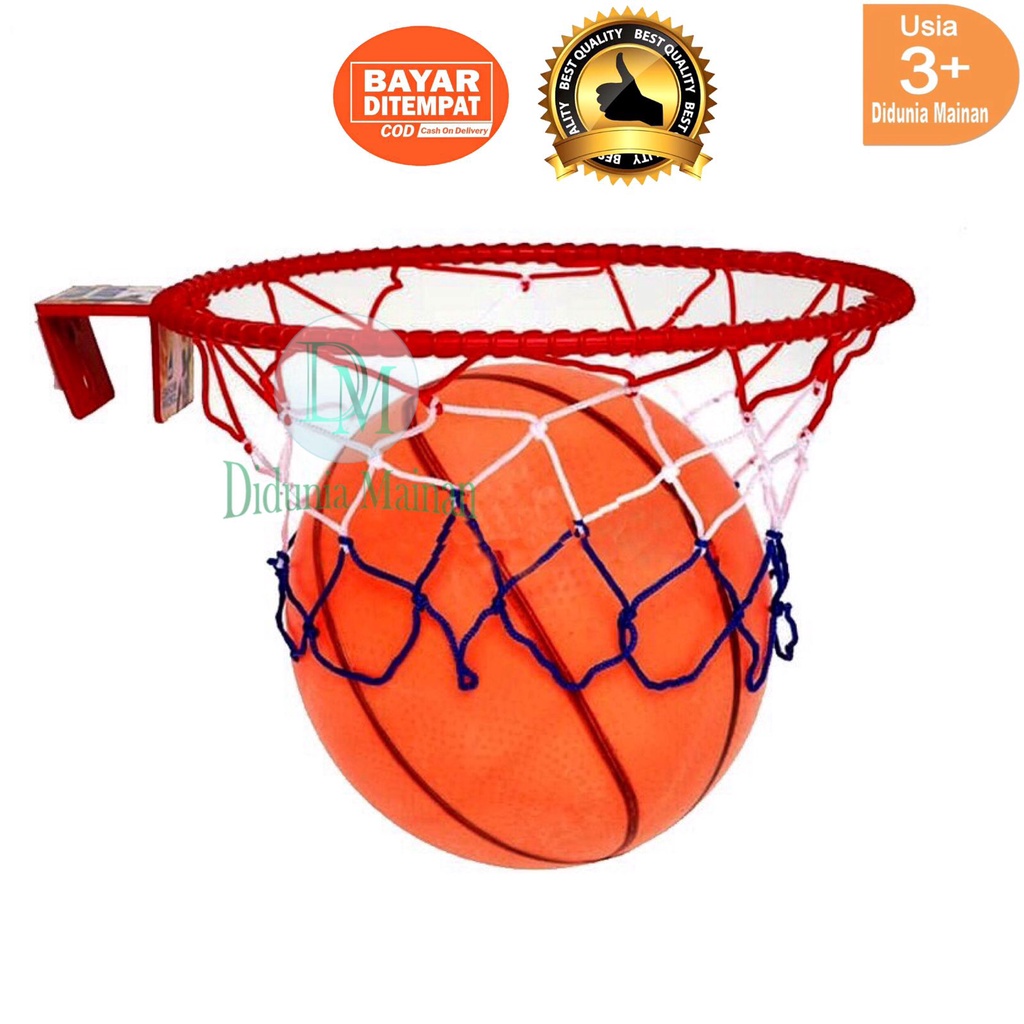 mainan anak laki laki dan perempuan ring bola basket slam dunk basketball