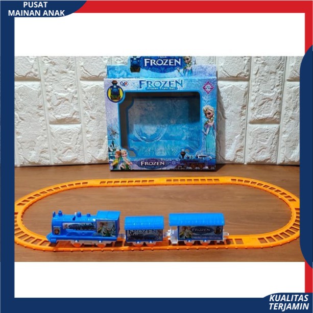 ( BISA COD) PROMO MAINAN ANAK KERETA API ELEKTRIK BISA BERJALAN LENGKAP DENGAN REL TRAIN PLAY SET