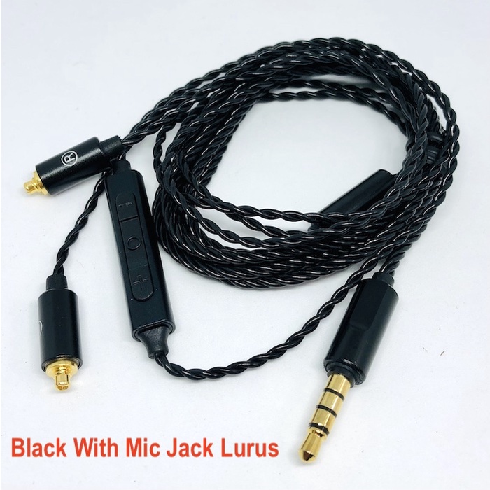 MMCX Pin UE Braid OFC Twist Cable Replacement Shure UE Tin Audio Basic