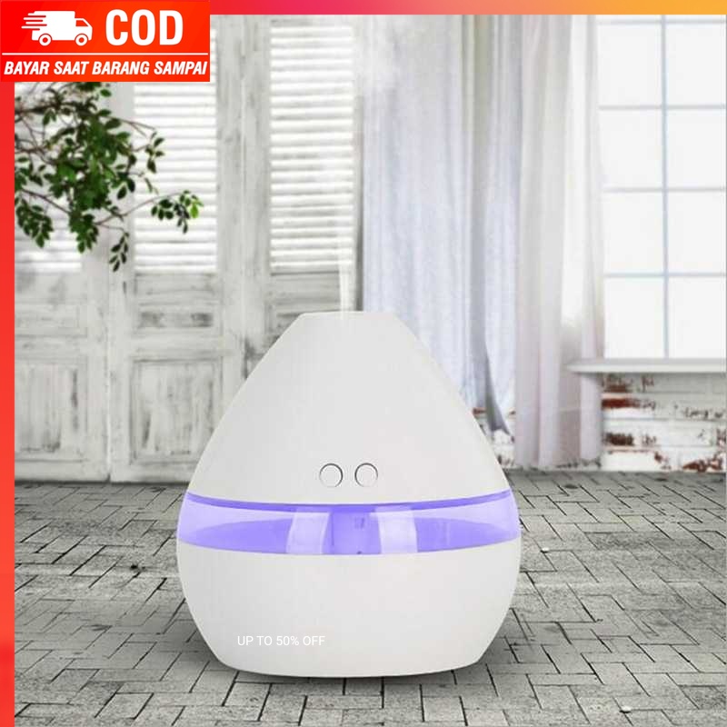 (100% BARANG ORI) Taffware Air Humidifier Aromatherapy Night Light 300ml - HUMI H296