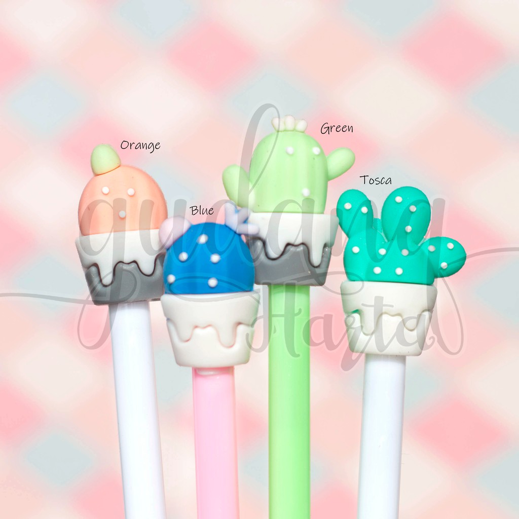 

Pulpen Gel Big Cactus Kaktus Lucu Pena Unik Bolpen Ballpoint GH 307315