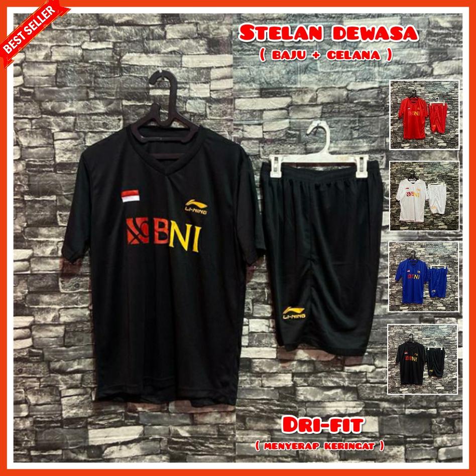 SALE STELAN BADMINTON LINING BNI MURAH  JERSEY BADMINTON BNI LI NING TERBARU