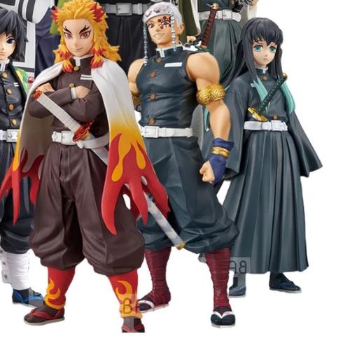 ❂ Tanjiro Nezuko Zenitsu Inosuke Action Figure Kimetsu No Yaiba ✿